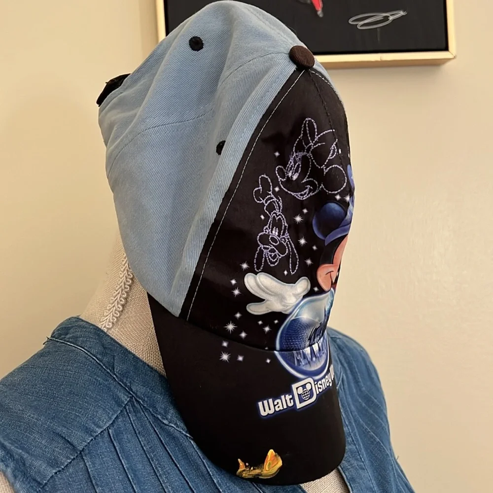 Disney Parks Authentic Youth Hat - Black and Blue